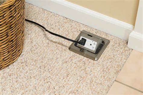 concrete electrical outlet box|recessed floor boxes for concrete.